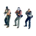 thumbnail image 4 of 3 Uds 1:64 Figuras de Diorama Pintadas a La Moda Realista La Calle Figura de Escena en Miniatura para Modelo de Jardín de Hadas de Ferrocarri, 4 of 9