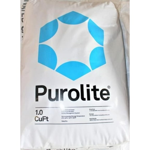 Purolite C-100E Cationic Resin Replacement for Water Softener 1 CuFt Bag Media