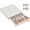 Orange/White, variant on Volcora Cash Register Drawer for Point of Sale POS System with Round Corners 16", Removable Coin Tray, 5 Bill 8 Coin, 12-24V RJ11/12 Key-Lock Media Slot, Money Drawer for Business, Orange Bar/White