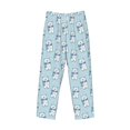 thumbnail image 6 of Daiia blue Scarf Bear Men's Sleep Pant with Pockets and Drawstring,Pajama Pants-Small, 6 of 9