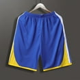 thumbnail image 2 of IWRICH Men's Basketball Pants Outdoor Sports Shorts Summer Running Workout Athletic Gym Short Pants Blue M, 2 of 3