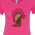 thumbnail image 4 of Inktastic Cowgirl Rodeo Western Boot Women's T-Shirt, 4 of 5