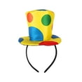 thumbnail image 6 of Sleeveless Kid Girls Clown Costume with Top Hat Headband for Carnival Breathable Size XL, 6 of 7