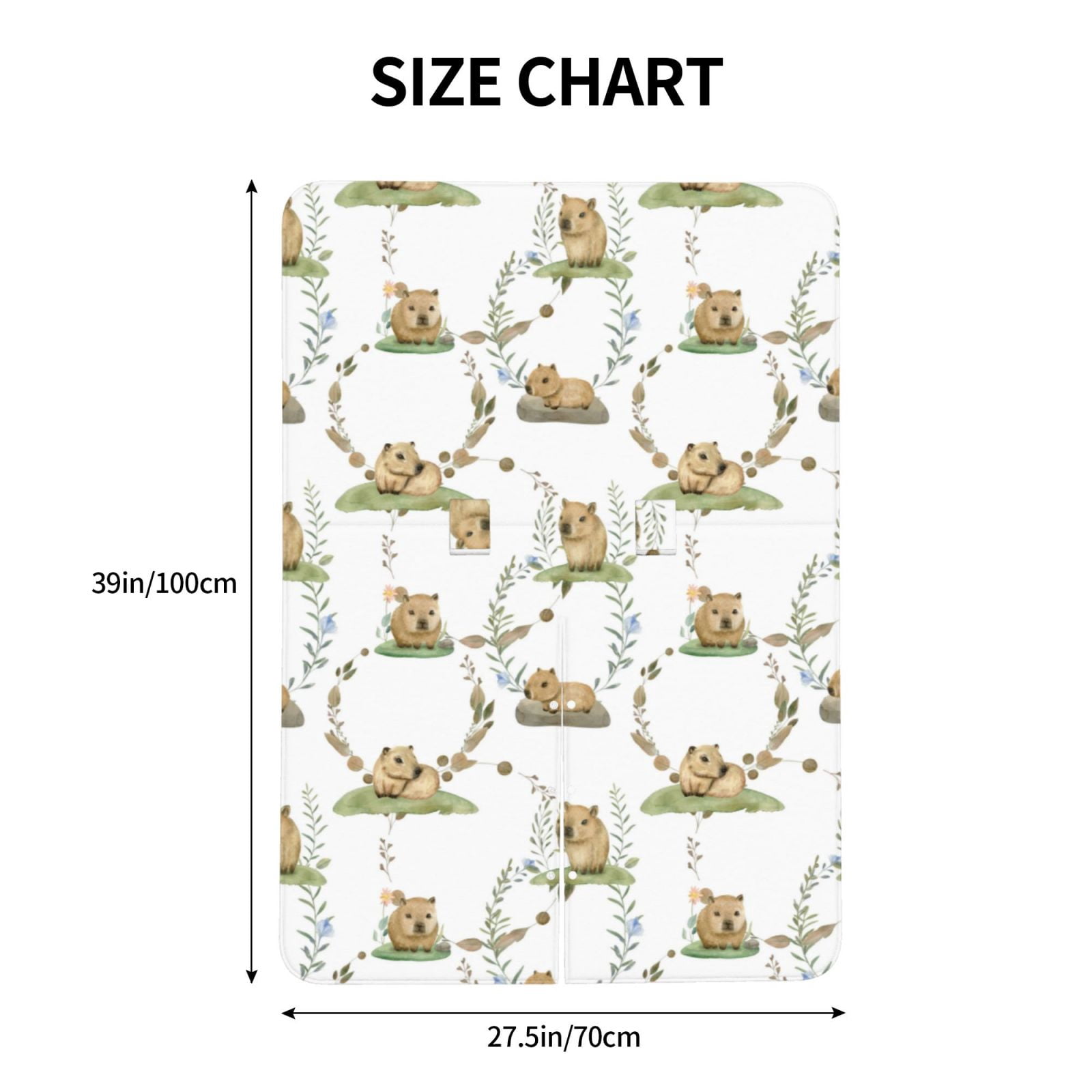 Car Seat Cover Baby - Capybara Plant Breathable Infant Car Seat Cover for Baby Carseat, Lightweight Comfort Baby Essentials Must Haves Newborn Stuff for Girl Boy