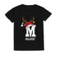 thumbnail image 1 of Camiseta personalizada de Navidad para niños, inicial con nombre, ropa para niños, Tops, trajes de fiesta de Navidad para niños y niñas, camiseta de vacaciones para niños, 1 of 4