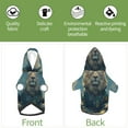 thumbnail image 4 of Yiaed Starry Sky Meditating Lion Print Dog Hoodie Security Pet Dog Costume Pets Dog Hoodie Sweatshirt with Pocket for Small Dogs-Medium, 4 of 5