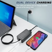 65W Laptop Charger Compatible with Microsoft Surface Pro 9,8,7+,7,6,5,4,3,X,10,Surface Book 3,2,1,Surface Go 3,2,Surface Laptop Studio,Support 44W,36W,24W Surface Charger