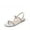 SILVER, variant on Women's Rhinestone Sandals Open Toe Casual Dressy Sparkly Comfortable Flat Summer Shoes