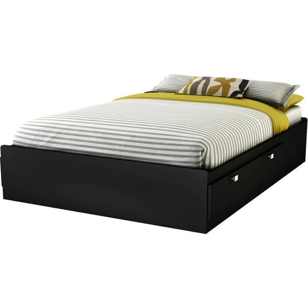 South S Spark 4 Drawer Storage Bed, Full Size Storage Bed Without Headboard