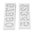 thumbnail image 1 of 0-9 Number Candy Mould, Cupcake Decorating Number Mould Reusable High Temperature Resistant  for Cookies Chocolate for Beginner, 1 of 7