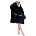 thumbnail image 2 of TheFound Women Wearable Blanket Long Sleeve Hooded Sweatshirt with Pocket, 2 of 9