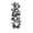 F, variant on Gothic Black Rose Vine Garland, 68.89in Realistic Faux Flower With Gold Berries, Spooky Accent For Fireplace Mantel Or Halloween Party Backdrop Setup A