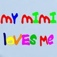 thumbnail image 2 of CafePress - My Mimi Loves Me! (Croobie) Infant Bodysuit - Baby Light Bodysuit, Size Newborn - 24 Months, 2 of 4