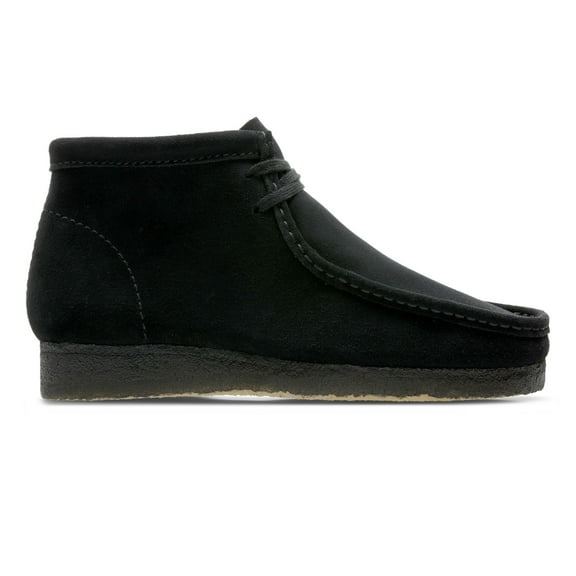 Clarks 26155515: Men's Wallabee Boot Chukka, Black Suede