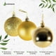 thumbnail image 3 of Set de 24 Esferas Navideñas Jardimanía, Plástico dorado, 3 of 6