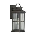 thumbnail image 5 of Williamston Collection One-Light Antique Bronze and Clear Glass Transitional Style Large Outdoor Wall Lantern, 5 of 9