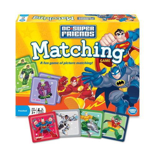 Preschool Age 3 DC Super Friends Matching Game NEW Sealed in Box. 
