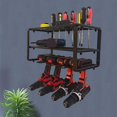thumbnail image 2 of Support de Rangement pour Outil de Garage pour Tournevis, Pince de Rangement Garage et Marteaux de Rangement, Garage 4 Trous, 2 of 9