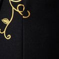 thumbnail image 5 of jjayotai Mens Tops Clearance Men's Casual Luxurious Gold Bronzing Print Slim Fit Button Blazer Turn-down Collar Long Sleeve Suit Jacket for Wedding Formal Business, 5 of 9