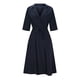 thumbnail image 4 of Vestido Fridja Yut5275 de Solapa con Cordones de Algodón y Lino para Mujer, 4 of 8