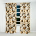 thumbnail image 5 of Designart "Natural Boho Poppy Blossom III" Floral Room Darkening Curtain Single Panel, 5 of 6