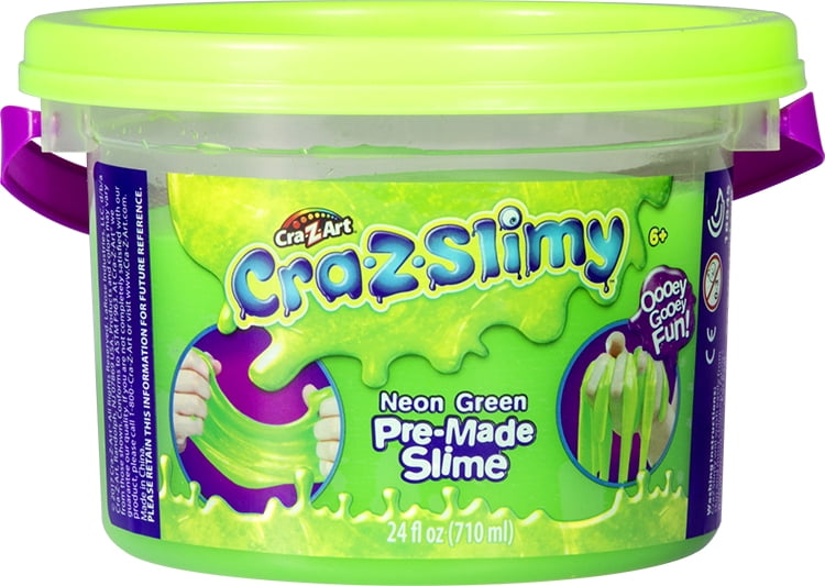 Premade Slime Bucket 24 OZ. Green