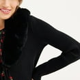 thumbnail image 3 of Women's Draper James Tie Front Cardigan Color: Wine Size: X SMALL, 3 of 4