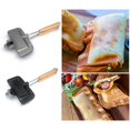 thumbnail image 5 of Foldable Non-Stick Double Sided Sandwich Pan Grill Hot Dog Frying Pan for Bread Toast Breakfast Pancake Maker, 5 of 5