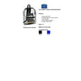 thumbnail image 2 of Liberty Bags 7010 Clear Backpack - Black - One Size, 2 of 2