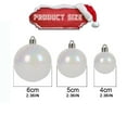 Hilingoto Pet Transparent Ball Transparent Color 6Cm, Christmas Balls