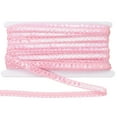thumbnail image 1 of Unique Bargains 15 Yards 0.4 Inch Metallic Sequin Trim Sparkle Braid Sewing Ribbon, Pink, 1 of 3