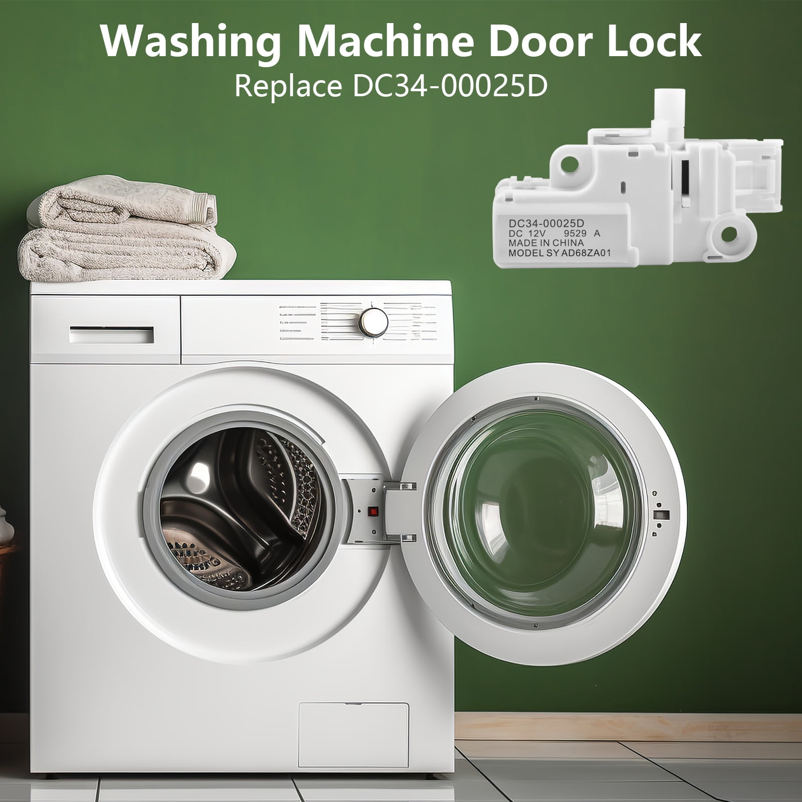 DC34-00025D DC12V washing machine door lock switch for