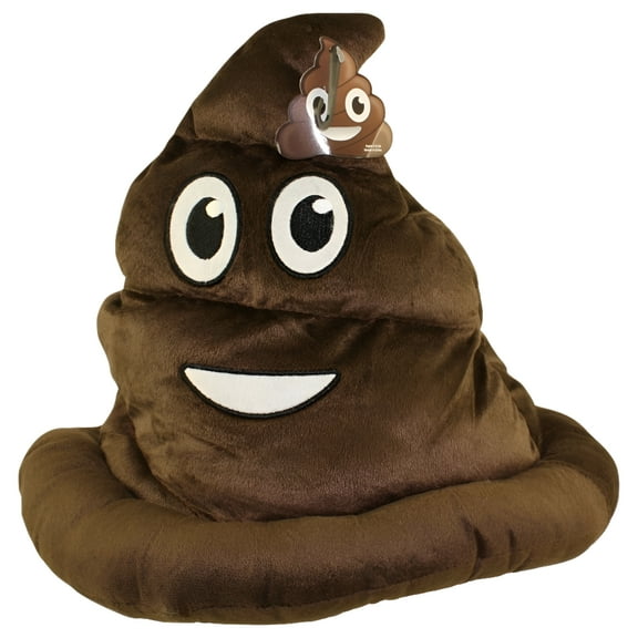Rhode Island Novelty Brown Emoticon Poop Hat 1 Per Order