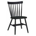 thumbnail image 2 of Windsor 37" High Spindleback Chair - Plain Legs - Black/Cherry, 2 of 2