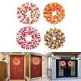thumbnail image 2 of Artificial Tulip Wreath Simulation Wedding Decoration Wall Hanging Garland for Easter Springtime Party Front Door Decor, 2 of 10