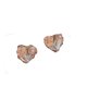 thumbnail image 4 of Stylish Pearls Flower Heart Earrings Allergy Resistant Alloy Studs Elegant Jewelry Gift For Women Party Occasion Multicolor, 4 of 4