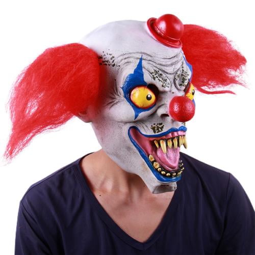 Déguisement de Clown avec Masque Lumineux et Sonore - Ado - Taille au Choix  - Jour de Fête - Halloween - Evènements
