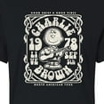 thumbnail image 3 of Peanuts - Charlie Brown Tour - Juniors Cropped Cotton Blend T-Shirt, 3 of 6