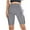 Gray, variant on Sakmal Biker Shorts Women Workout Gym Running Black Spandex High Waisted 6" Athletic Shorts with Pockets