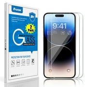 Tsuinz 2Pcs for iPhone 14 Pro Max Screen Protector Tempered Glass Films, Clear