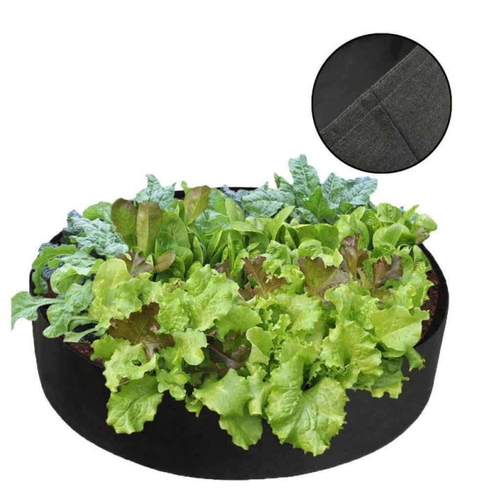 Large Capacity Thicken Felt Non-Woven Aeration Fabric Potato Growing Pots Planter Container for Carrot Onion Vegetables BELUPAI 2 Pack 15 Gallon Plant Grow Bags 