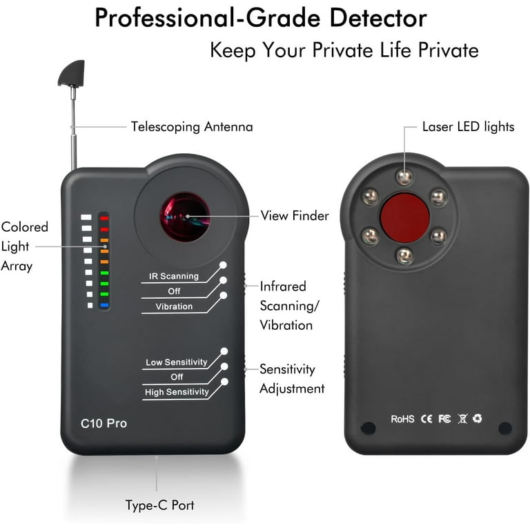 Hidden camera detector best sale walmart