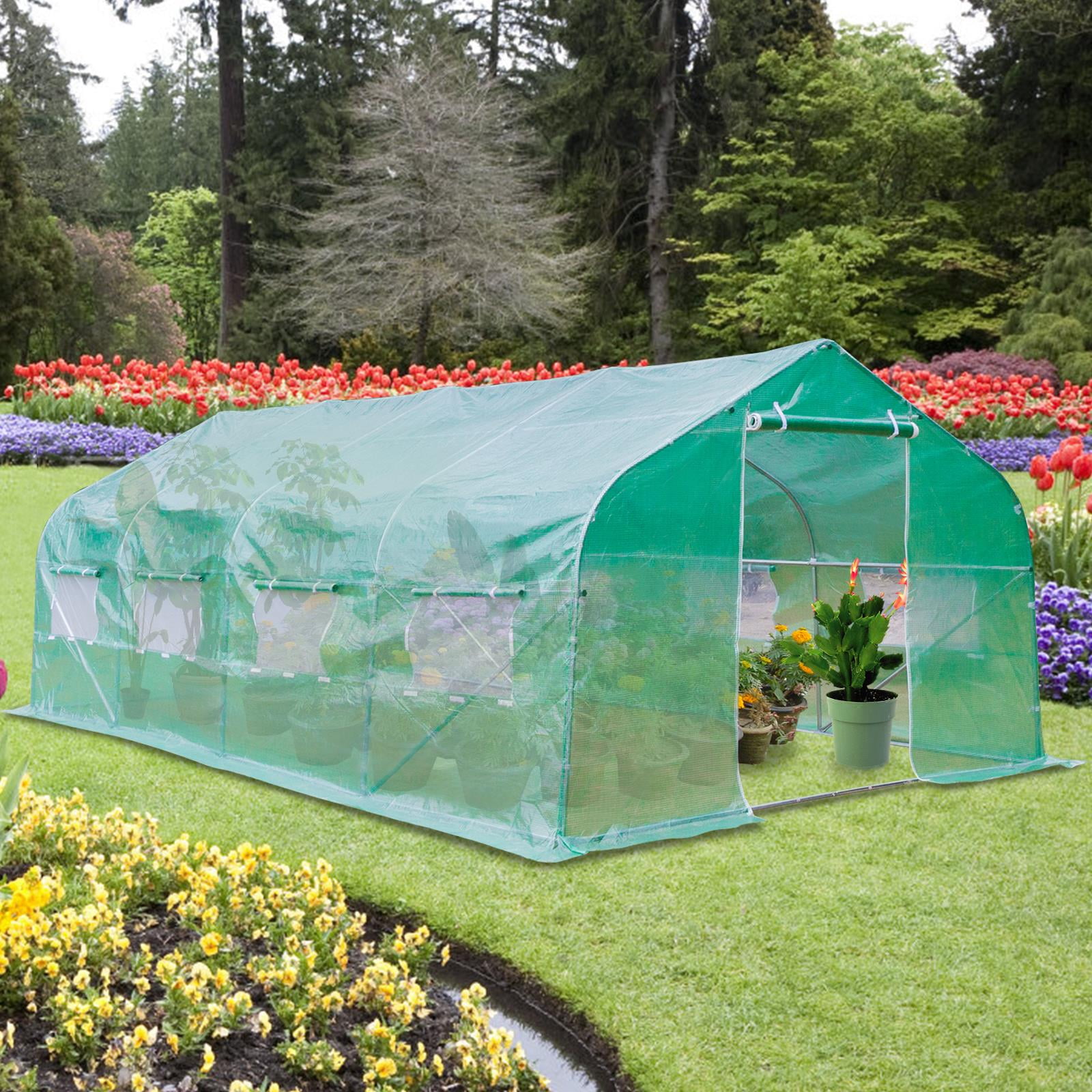 20x10x7FT Details about   Home Greenhouse Large Gardening Plant Walk-in Hot Green House Tent 