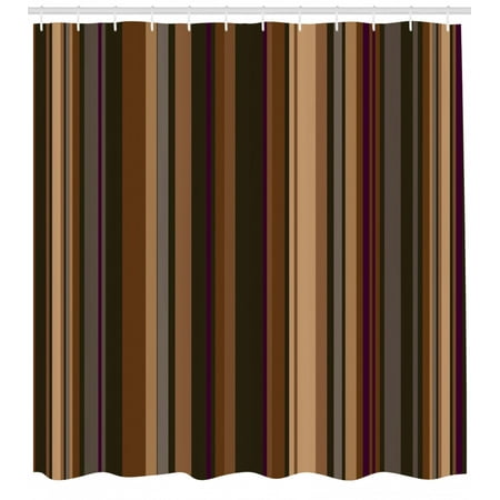 Abstract Shower Curtain Retro Vertical Striped Background In
