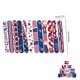 thumbnail image 3 of Fiudx Juego de Pulseras de Bofetada, 12 Pulseras de Pvc de Colores, Recuerdos de Fiesta Del Día de La Independencia, Accesorios Divertidos y Fáciles de Usar, Perfectos para Celebraciones, Aptos para, 3 of 6
