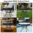 thumbnail image 2 of SIRUITON 59" x 3.9" Black Patio Table Cover, Water-Resistant, 2 of 6