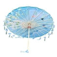 thumbnail image 2 of yuksok Chinese Umbrella Craft Silk Umbrella for Party Events Performance Dance Recitals Style K, 2 of 8