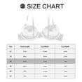 thumbnail image 2 of HOMEMAXS  Clear Strap Bras for Women See Through Padded Backless Strapless Travel Women's, 2 of 8
