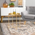 thumbnail image 2 of Adeco  Gold End Table Metal Waterproof Snack Beside Table Accent Coffee Table - 16.9""(D)x 16.9""(W)x 20.5""(H) Gold, 2 of 5
