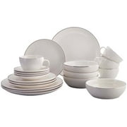 Corona 12–piece Delicate Floral Design Ceramic Dinnerware Sets | Plates and Bowls | Service For 4 | Anastasia